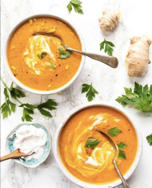 Carrot and Ginger Soup — Jackie Bowker's Global Feel Better Institute Shop