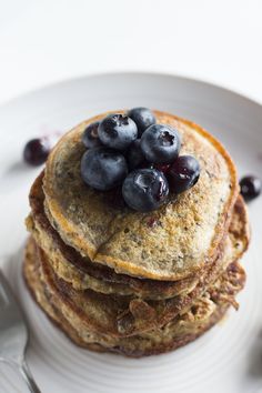 Fluffy Flaxseed Pancakes