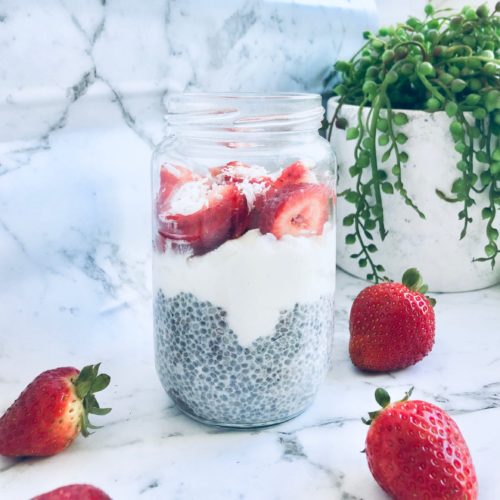 Strawberry Coconut Chia Seed Pudding — Jackie Bowker's Global Feel Better Institute Shop