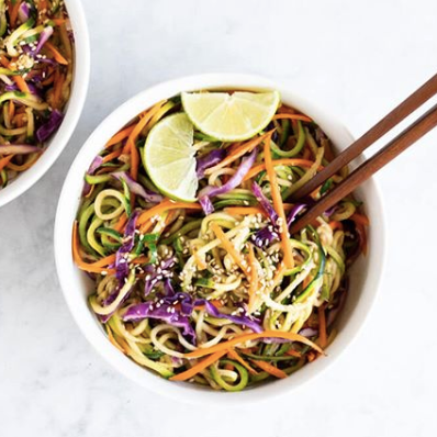 Summer Asian Zoodle Salad