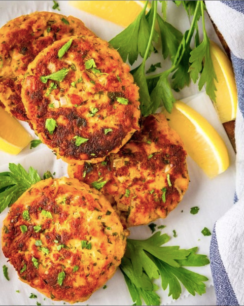 TUNA BASIL FRITTERS — Jackie Bowker's Global Feel Better Institute Shop