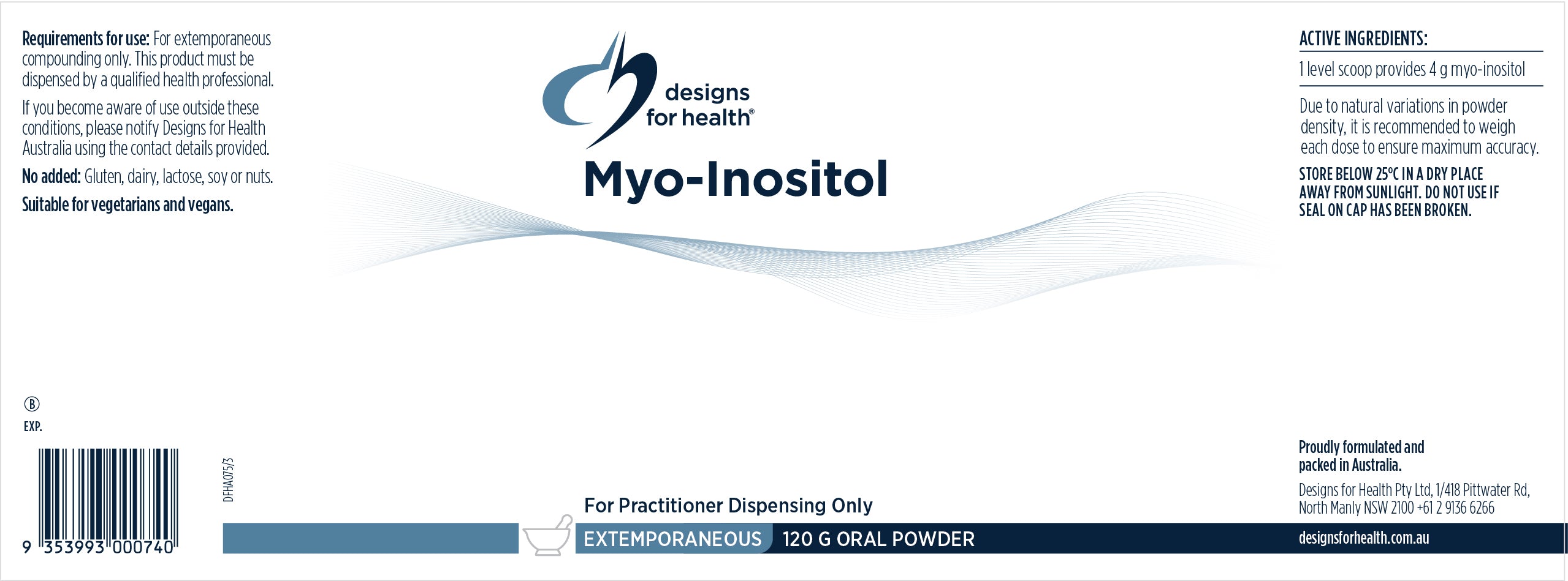 Designs for Health Myo-Inositol