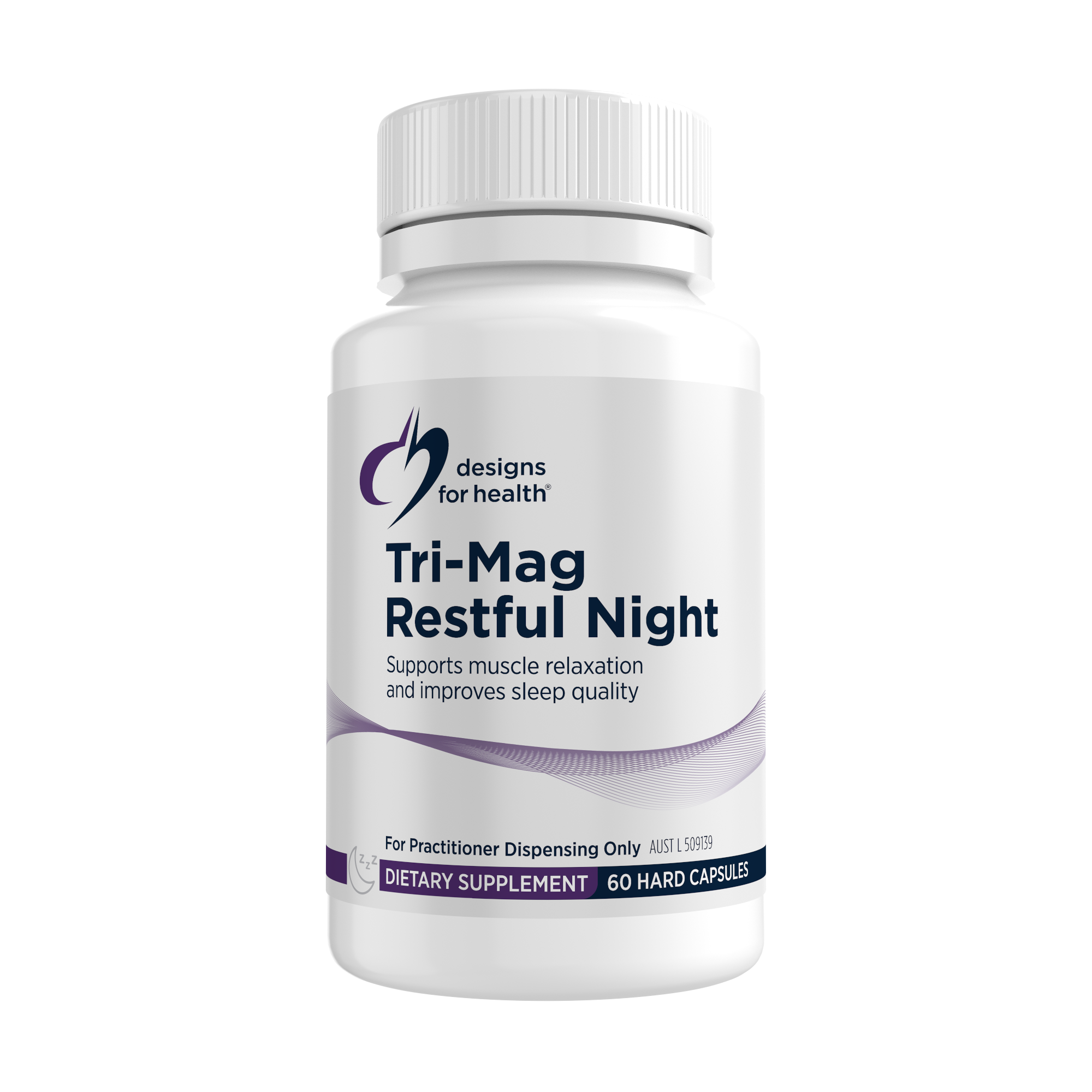 Designs for Health Tri-Mag Restful Night 60 Cap