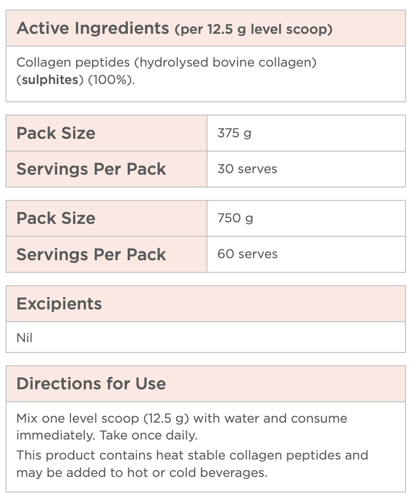 Designs for Health Whole Body Collagen Bulk Pack 750g